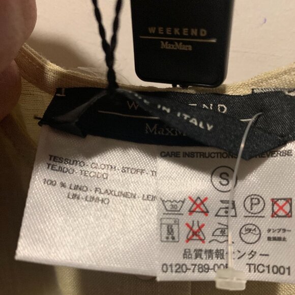 Max Mara ~ NWT!!~ Linen Top - Picture 6 of 14